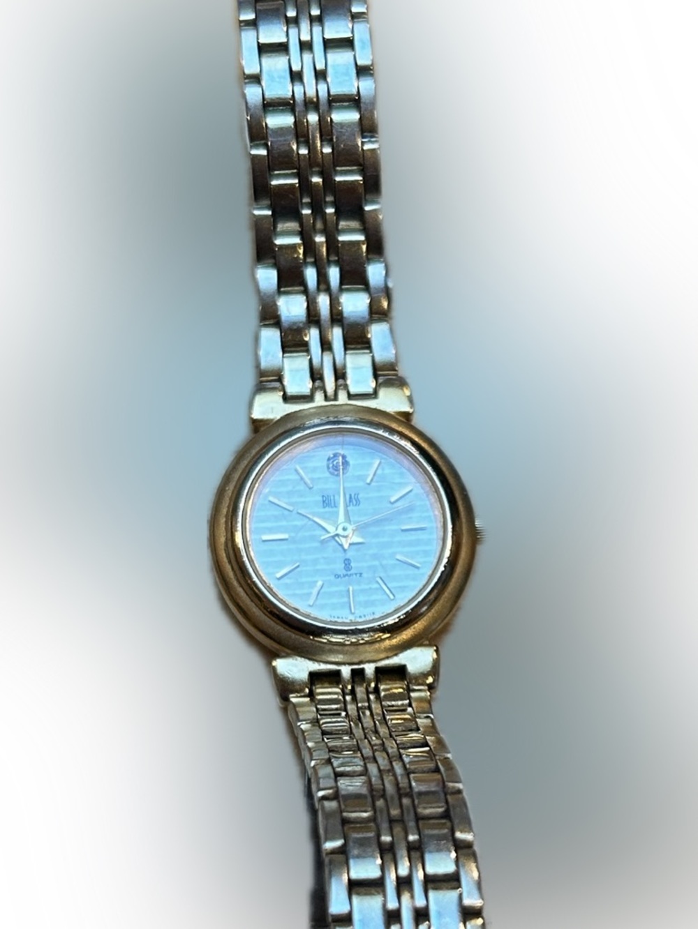 Vintage bill blass Gold-Tone Dial Women's Quartz Watch stainless steel (work?)